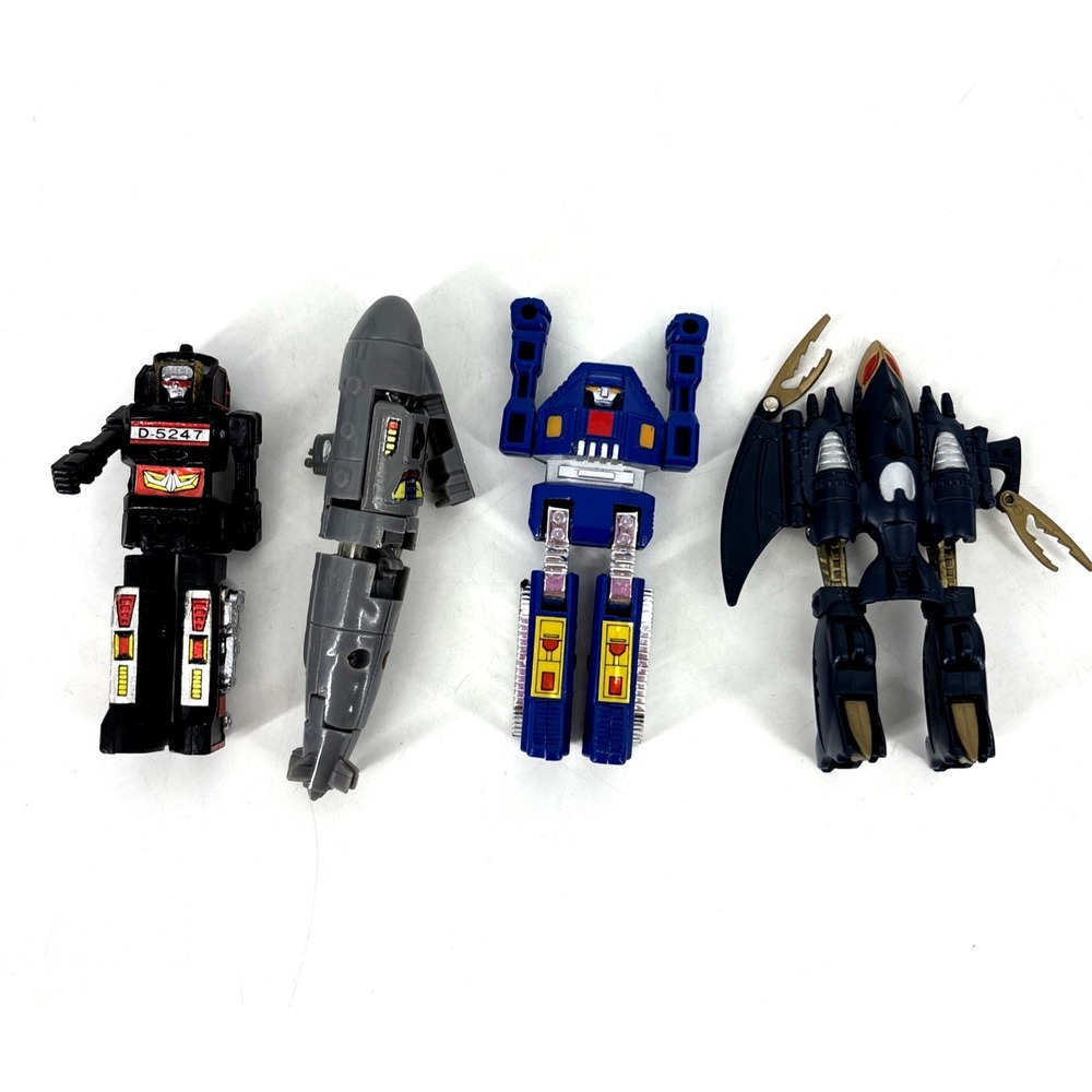 Vintage Transformers Gobots‎ Bandai Toy Lot Pincher Dive Dive Machine Robo Tank